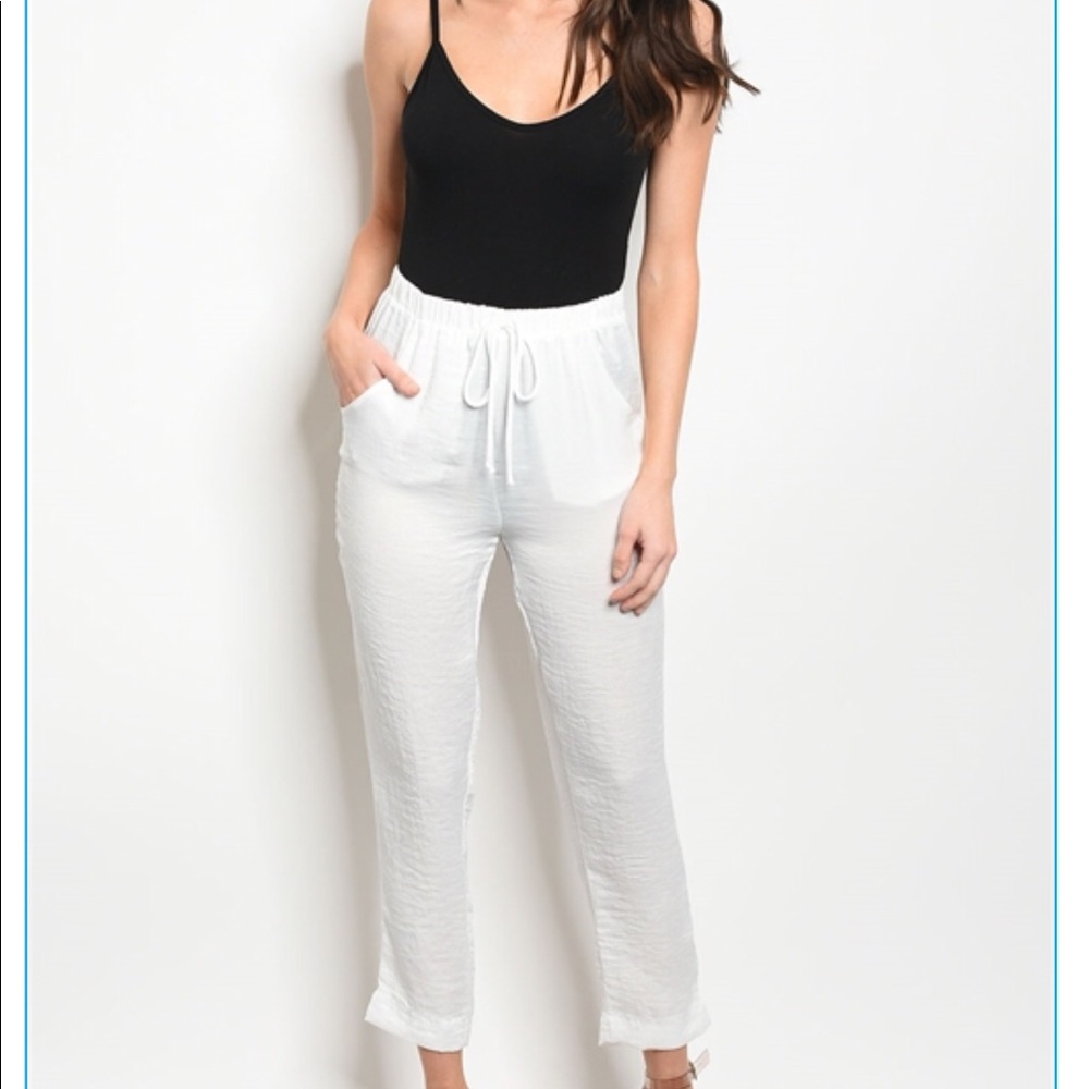 ☕️Fantastic Cream Tapered Pant 🌟 - Picture 2 of 4